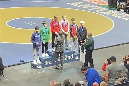 Thomas Lee on the podium
